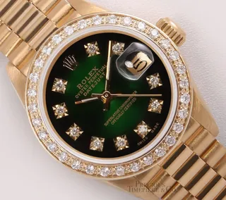 Rolex President 18k yellow gold Green