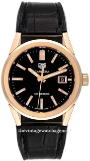 TAG Heuer Carrera WBG1351.FC6418 Rose gold and Stainless steel Black