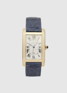 Cartier Tank Américaine 01420 18k Gold White