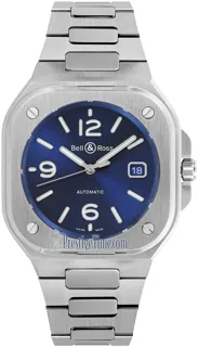 Bell & Ross Instruments BR05A-BLU-ST/SST Stainless steel Blue