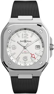 Bell & Ross Urban BR05G-SI-ST/SRB Stainless steel White