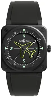 Bell & Ross BR 03 Gyrocompass BR03A-CPS-CE/SRB Black ceramic Black