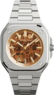 Bell & Ross Urban BR05A-CH-SKST/SST Stainless steel Golden