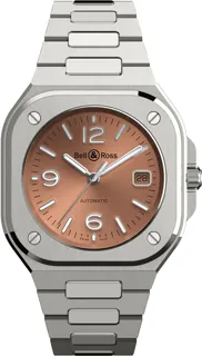 Bell & Ross Urban BR05A-BR-ST/SST Stainless steel Brown