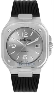 Bell & Ross Instruments BR05A-GR-ST/SRB Stainless steel Grey