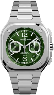 Bell & Ross BR 05 Chronograph BR05C-GN-ST/SST Stainless steel Green