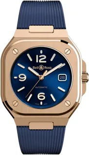 Bell & Ross Urban BR05A-BLU-PG/SRB Rose gold Blue