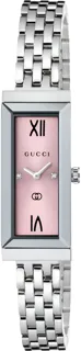 Gucci G-Frame YA127516 Stainless steel Pink