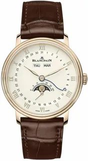 Blancpain Villeret 6264-3642-55B Red gold White