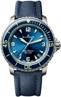 Blancpain Fifty Fathoms 5010 12B40 O52B Titanium Blue