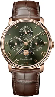 Blancpain Quantième Perpétuel 6656 3653 55B Red gold Green