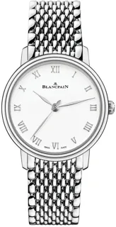 Blancpain Villeret Ultra-Slim 6104 1127 MMB Stainless steel Silver