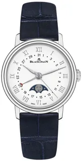 Blancpain Quantième Phases de Lune 6106-1127-55A Stainless steel White