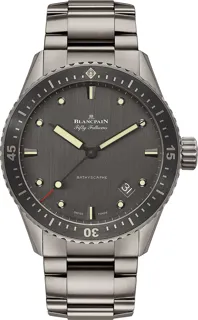 Blancpain Fifty Fathoms Bathyscaphe 5000 1210 98S Titanium Gray