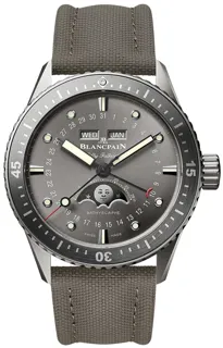 Blancpain Bathyscaphe Quantième Complet Phases de Lune 5054 1210 G52A Titanium Grey