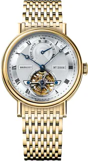 Breguet Tourbillon 5317ba/12/av0 39mm Yellow gold Silver