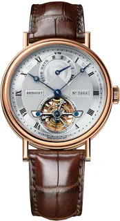 Breguet Tourbillon 5317BR/12/9V6 Rose gold Silver