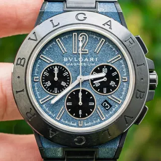 Bulgari Diagono Magnesium Chronograph Ceramic Blue