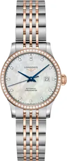 Longines Record L2.321.5.89.7 Stainless steel White