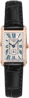 Longines DolceVita L5.255.9.71.0 18kt Rose Gold Silver