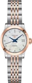 Longines Record L2.320.5.87.7 Stainless steel Mother of Pearl