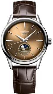 Longines Flagship Heritage L4.815.4.62.2 Stainless steel Beige