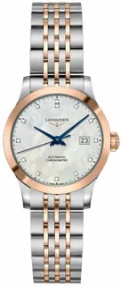 Longines Record L23215877 Stainless steel White