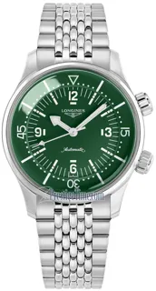 Longines Legend Diver L3.764.4.06.6 Stainless steel Green