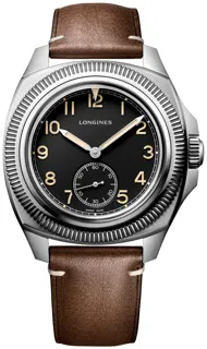 Longines Pilot Majetek L28384539 43mm Stainless steel Black