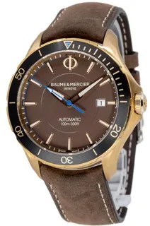 Baume & Mercier Clifton M0A10501 Bronze Brown$Opaline