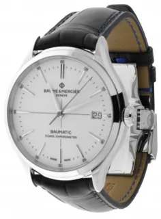 Baume & Mercier Clifton M0A10518 40mm Stainless steel White