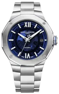 Baume & Mercier Riviera M0A10749 Stainless steel Blue