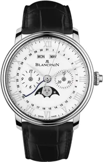 Blancpain Villeret 6685-1127-55B 40mm Stainless steel White