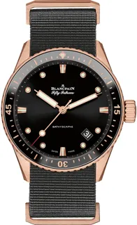 Blancpain Fifty Fathoms 5000-36S30-NAB A Sedna gold Black