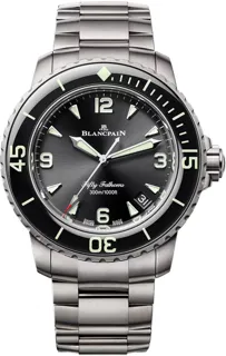 Blancpain Fifty Fathoms 5010 12B30 98S Titanium Black