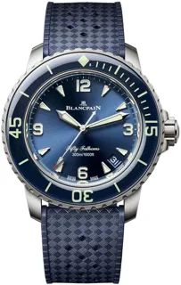 Blancpain Fifty Fathoms 5010 12B40 O64B Titanium Blue