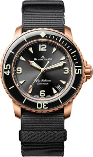 Blancpain Fifty Fathoms 5010 36B30 NABA Red gold Black