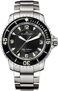 Blancpain Fifty Fathoms 5015-1130-71S 45mm Stainless steel Black