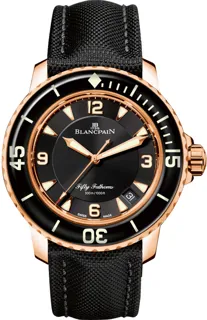 Blancpain Fifty Fathoms 5015 3630 52A Red gold Black