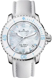 Blancpain Fifty Fathoms 5015A-1144-52A Stainless steel White