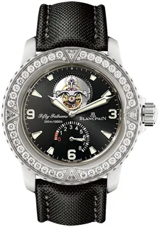 Blancpain Fifty Fathoms 5025-9430-52A White gold Black