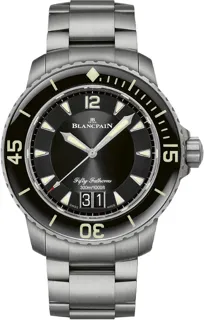 Blancpain Fifty Fathoms 5050 12B30 98B Titanium Black