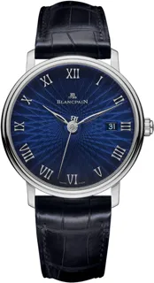 Blancpain Villeret 6223c-1529-55a White gold Blue