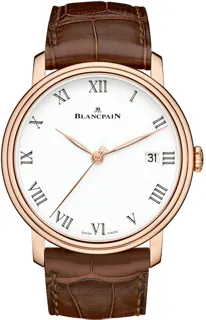 Blancpain Villeret 6630-3631-55B Red gold White