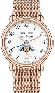 Blancpain Villeret 6639A-3631-MMB Red gold White