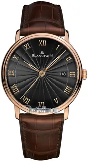 Blancpain Villeret 6651-3630-55B Red gold Black