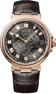 Breguet Marine 5517BR/G3/9ZU Rose gold Grey