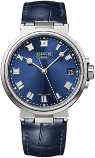 Breguet Marine 5517TI/Y1/9ZU Titanium Blue