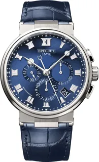 Breguet Marine 5527TI/Y1/9WV Titanium Blue