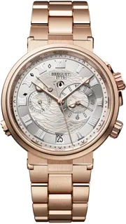 Breguet Marine 5547BR/12/RZ0 Rose gold Silver